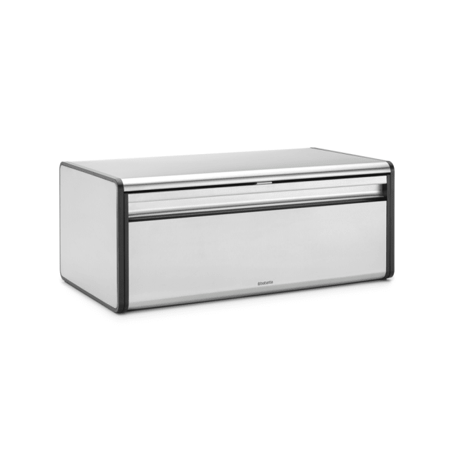 Fall Front Brødboks - Matt steel