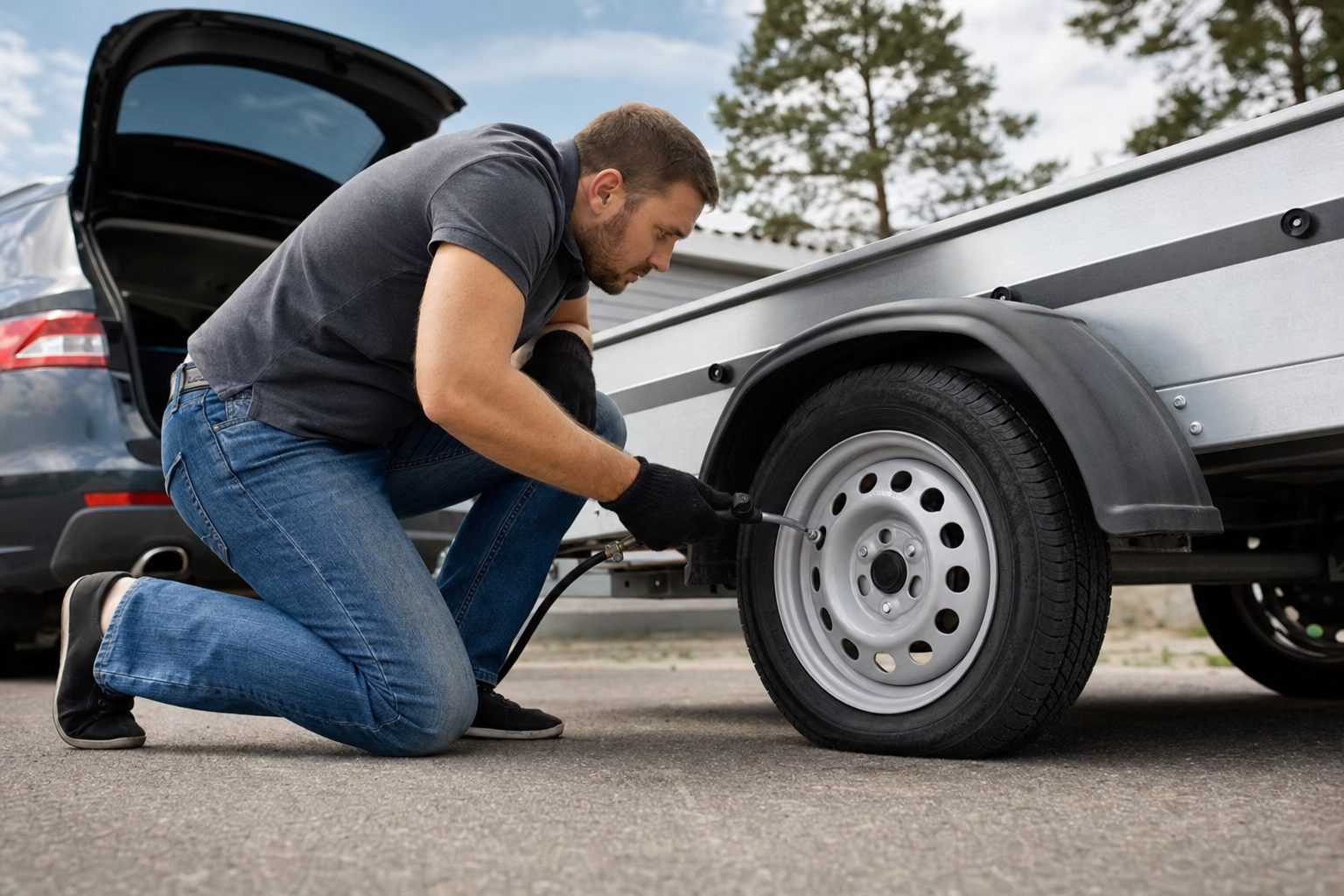 Pneu de remorque 165/70 R13 : quelle pression gonfler exactement ?