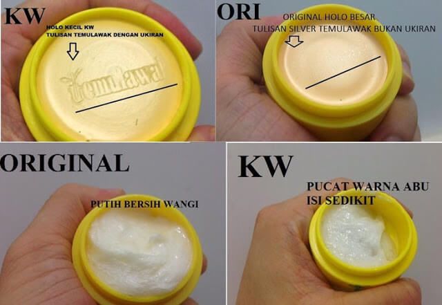 Harga Cream Temulawak Asli Dan Palsu Berbagai Merek