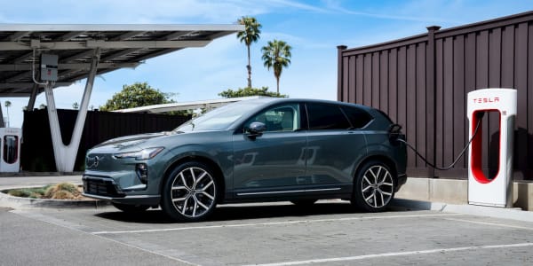 Volvo EV drivers in Europe gain an easier way into Tesla’s Supercharger network