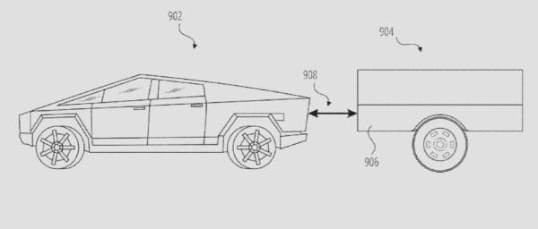 Tesla patent reveals dual-battery system for trailer-mounted range extender