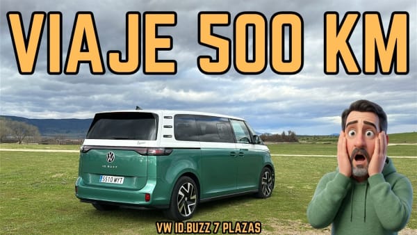 ¿500 KM con la VW ID.Buzz? 🚐⚡ Viaje REAL en 1 DÍA ¡Sorprendente! #TestDrive #VWIDBuzz