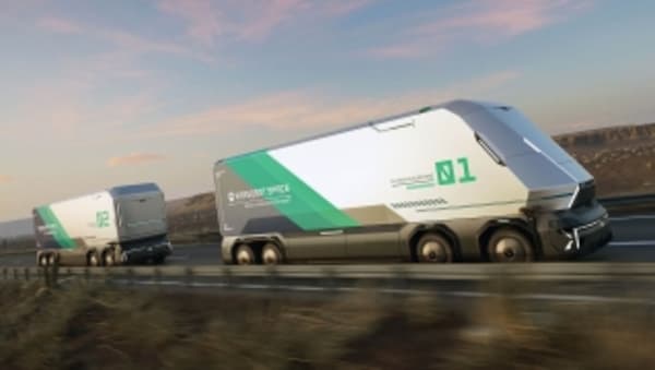 Sin cabina y muy eficientes, los camiones eléctricos chinos que "matan 2 pájaros de un tiro": electrificación del transporte y falta de conductores