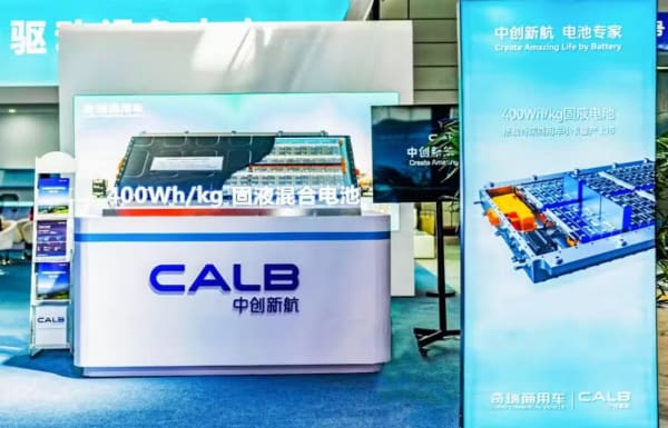 China semi-solid battery adoption expands to light trucks on CALB launch