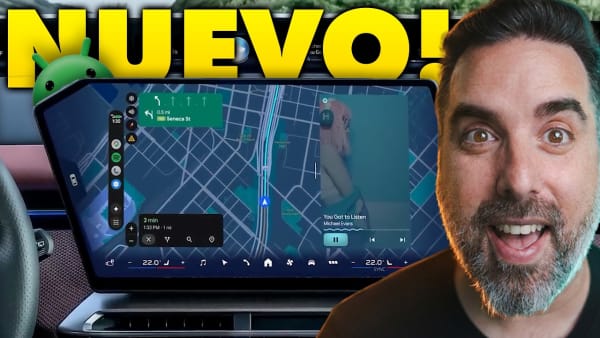 El nuevo ANDROID AUTO cambia POR COMPLETO: muevo diseño, IA, widgets y mejoras | Android Automotive