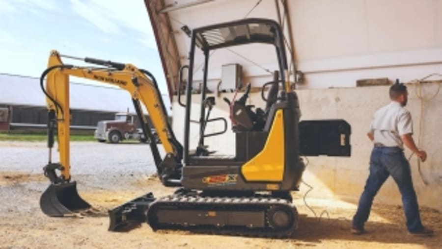 Pesa 2,5 toneladas y puede trabajar 8 horas excavando hasta 2,44 metros de profundidad: la nueva máquina eléctrica de obras urbanas