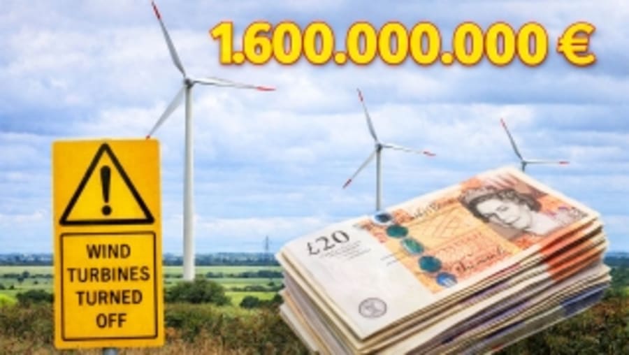 A este país le ha costado 1.600.000.000 € el apagado de sus aerogeneradores eólicos en un año en el que ha batido el récord de generación renovable