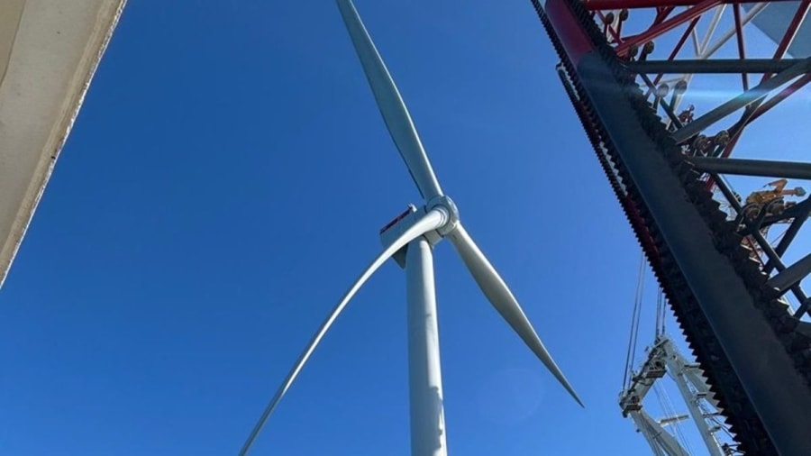 The US’s largest offshore wind farm just produced its first power