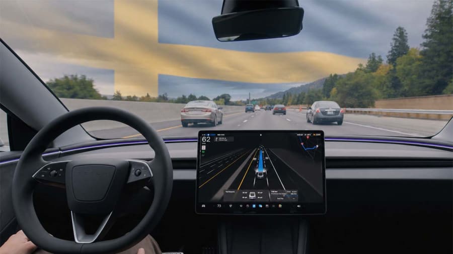 Tesla recibe luz verde para probar el FSD en Suecia y acelera su despliegue en Europa