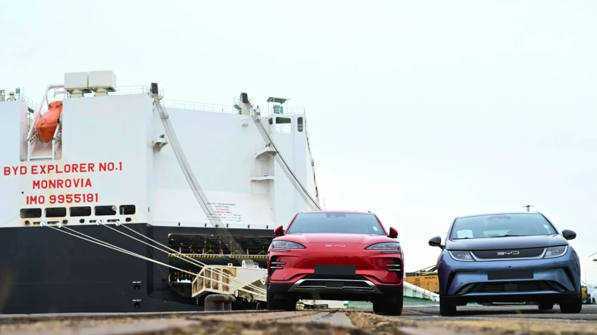 BYD ya dispone de varios barcos con los que traer sus vehículos a Europa