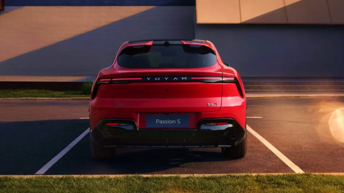 Voyah Passion S, vista trasera