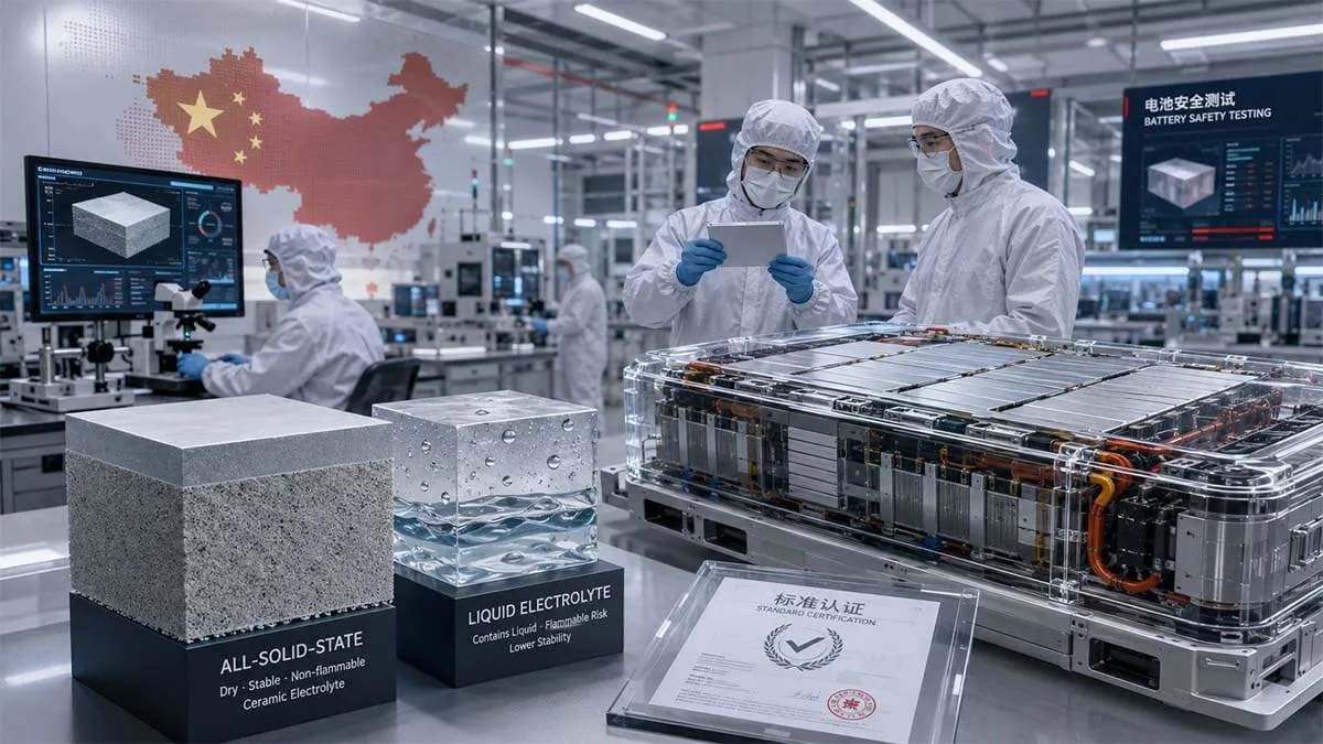 Baterías de estado sólido, China establece una nueva norma de transparencia