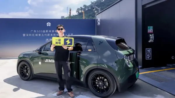 Nio alcanza 500 estaciones de intercambio de baterías en Guangdong