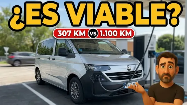 Volkswagen e-Caravelle, prueba con 9 plazas y 307 km de autonomía