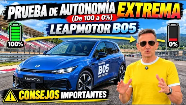 Leapmotor B05, prueba de autonomía extrema del 100% al 0% de batería