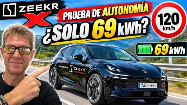 ZEEKR X, prueba de autonomía real en autopista a 120 km/h