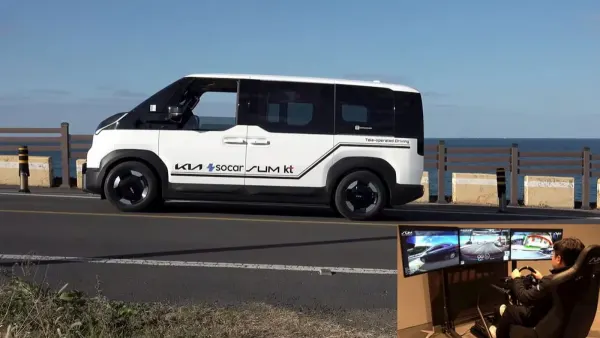 Kia PV5, carsharing con conducción remota, de momento solo en Corea