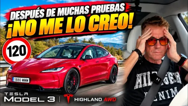 Tesla Model 3 Highland Long Range, prueba de autonomía a 120 km/h