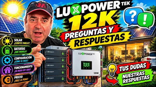 Luxpower 12k, preguntas y respuestas sobre el inversor solar