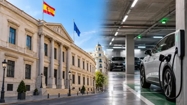El Senado gastará 1,37 millones de euros en su parking para cargadores