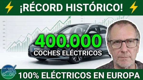 Ventas coches eléctricos Europa, récord de 400.000 unidades en un mes