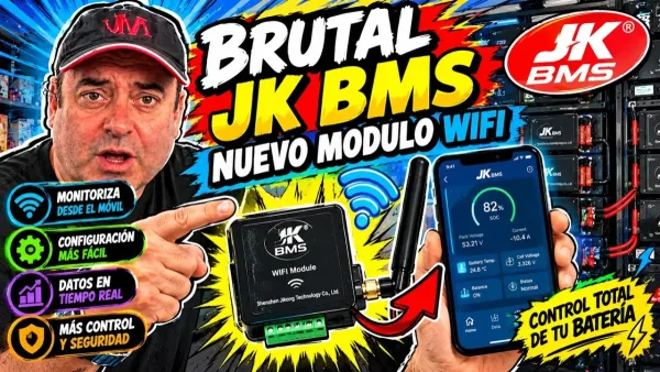 JK BMS, nuevo módulo wifi para monitorización de baterías