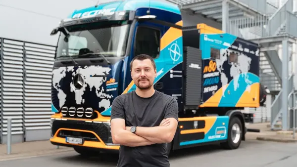 Mercedes-Benz eActros 600, 3.500 km con 3 recargas en su vuelta al mundo
