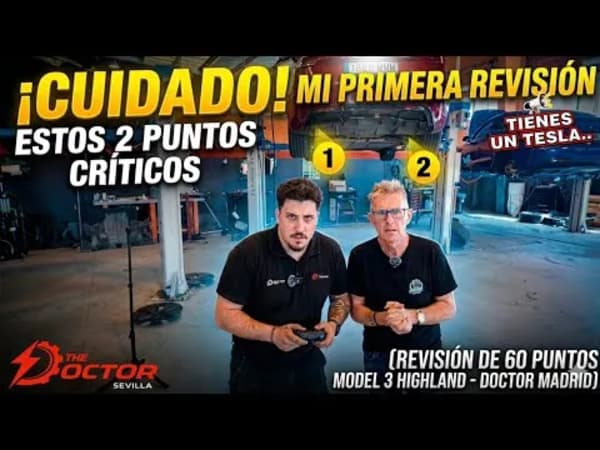Evita esto en tu Tesla: Primera revisión de 60 puntos en The Doctor