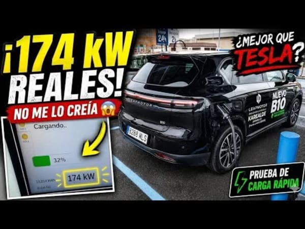 La CARGA RÁPIDA que SORPRENDE 😱 LEAPMOTOR : ¡174 kW REALES!