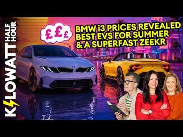 BMW i3, precios revelados en el podcast Kilowatt Half Hour, más un Zeekr superrápido