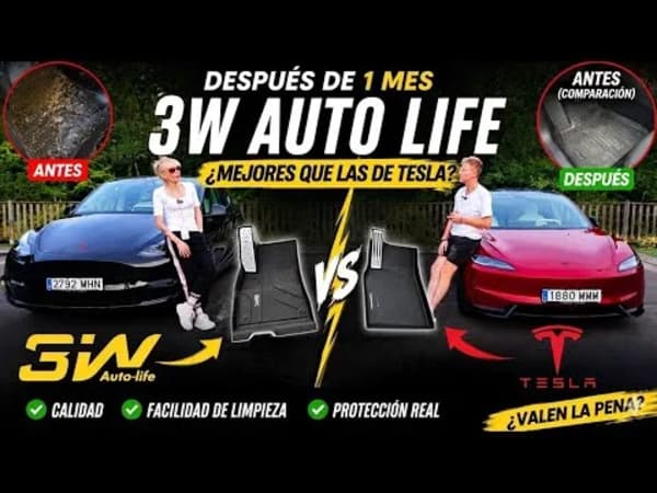 Tesla, comparativa con 3W Auto Life y oferta de alfombrillas