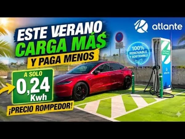 Atlante, recargas desde 0,24€/kWh para tu coche eléctrico este verano