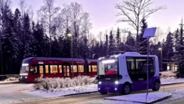 Transporte autónomo en Europa, Finlandia estrena autobuses eléctricos sin conductor