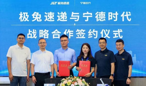 CATL, baterías de intercambio para 5.000 camiones pesados de J&T Express