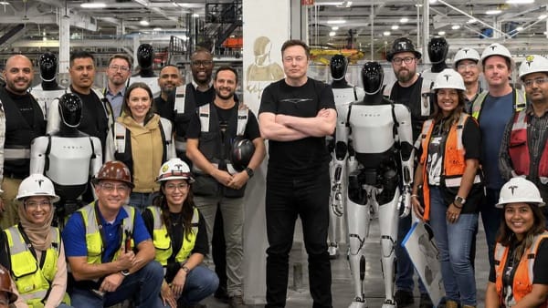 Tesla Fremont, la planta cambia la producción de coches por robots Optimus