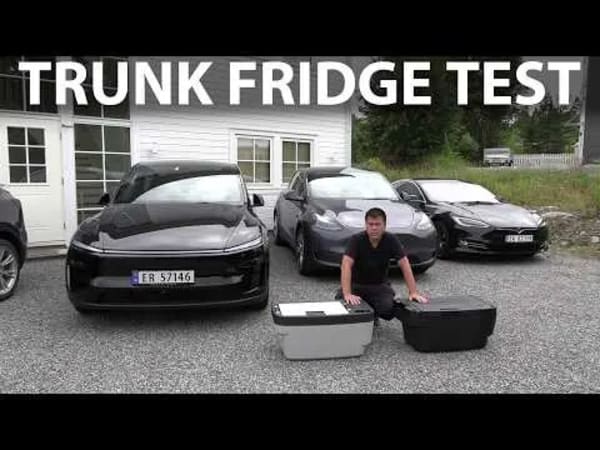 Tesla Model Y, comparativa de neveras portátiles para el maletero