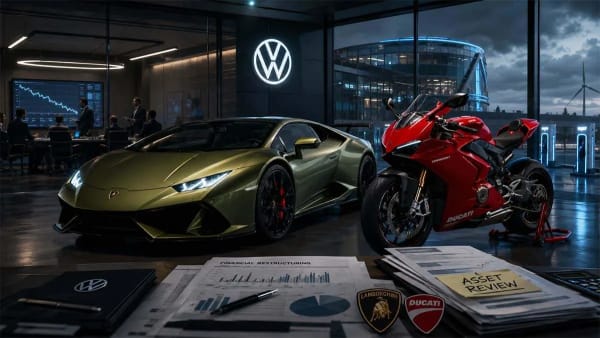Volkswagen, se plantea vender Ducati y Lamborghini para financiar su salto eléctrico