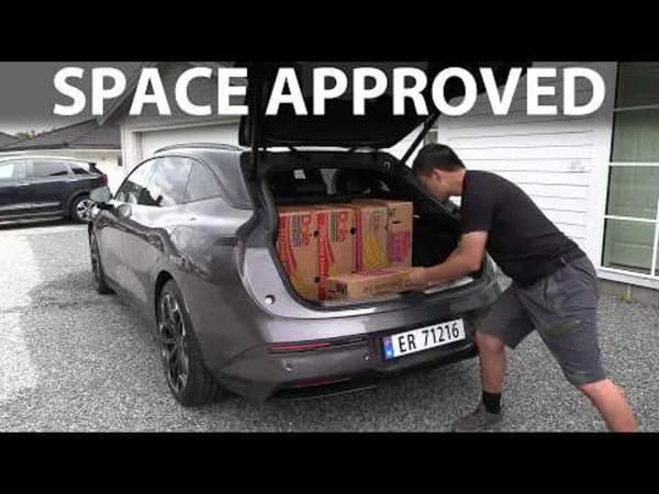 Zeekr 7GT Privelege AWD, el "banana box test" evalúa su capacidad de carga