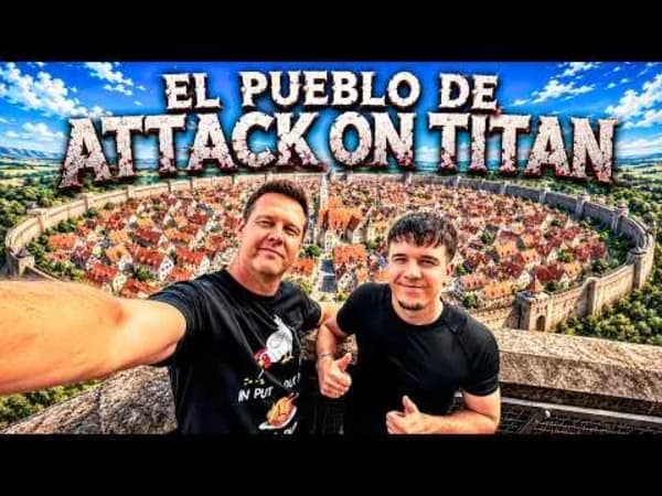 FLIPAMOS con el Pueblo NORDLINGEN que inspiró ATTACK ON TITAN
