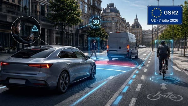 Normativa UE, coches con equipamiento de seguridad obligatorio desde 2026