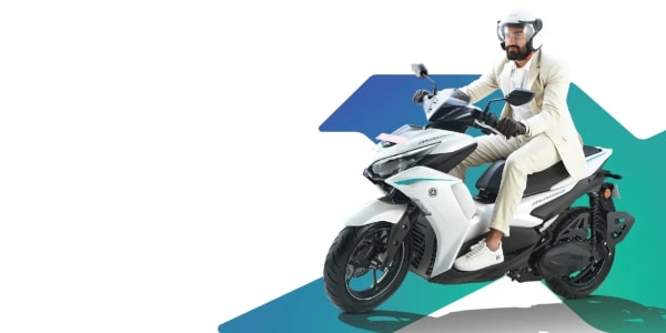 Yamaha Aerox-E, el scooter eléctrico deportivo con baterías extraíbles, solo en India