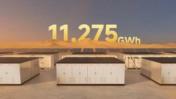 BYD, acuerdo de 11,275 GWh para almacenamiento de energía en Abu Dabi