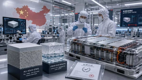 Baterías de estado sólido, China establece una nueva norma de transparencia