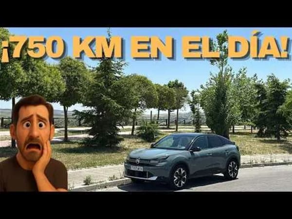 Citroën ë-C4, prueba de 750 km en un día con la batería de 54 kWh