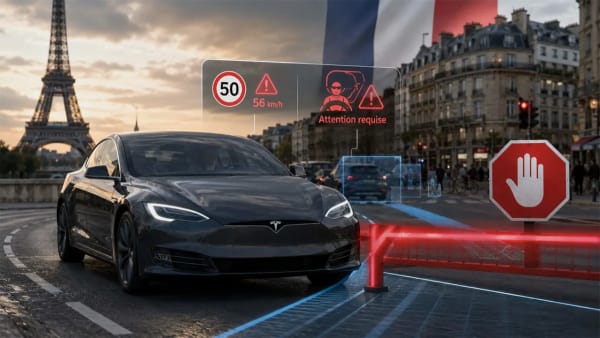 Tesla FSD, Francia no lo autoriza por dudas de seguridad y límites de velocidad