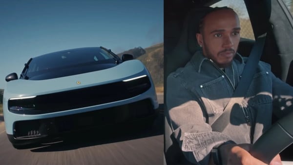 Ferrari Luce, Lewis Hamilton prueba el eléctrico: "Se comporta mucho mejor"