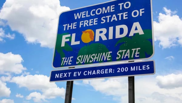 Florida, 200 millones de dólares para cargadores EV, quiere usarlos en taxis aéreos