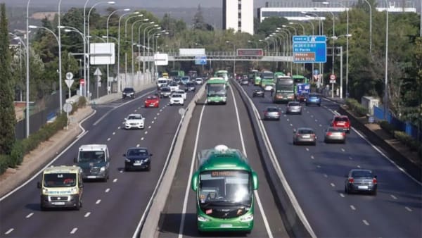 Bus-VAO A-2, horarios y vehículos autorizados del nuevo carril en pruebas
