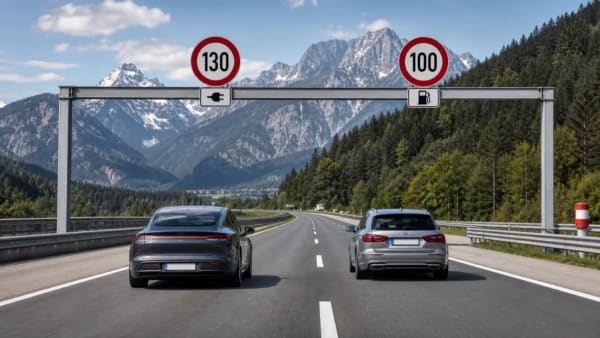 Austria, límites de velocidad distintos por motor, ¿llegará a España?