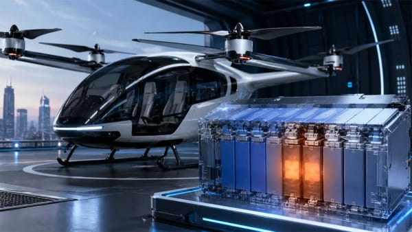 CATL, nueva batería para coches voladores supera exigente prueba de seguridad